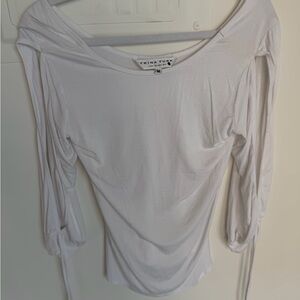 Vintage Trina Turk White Women's Top